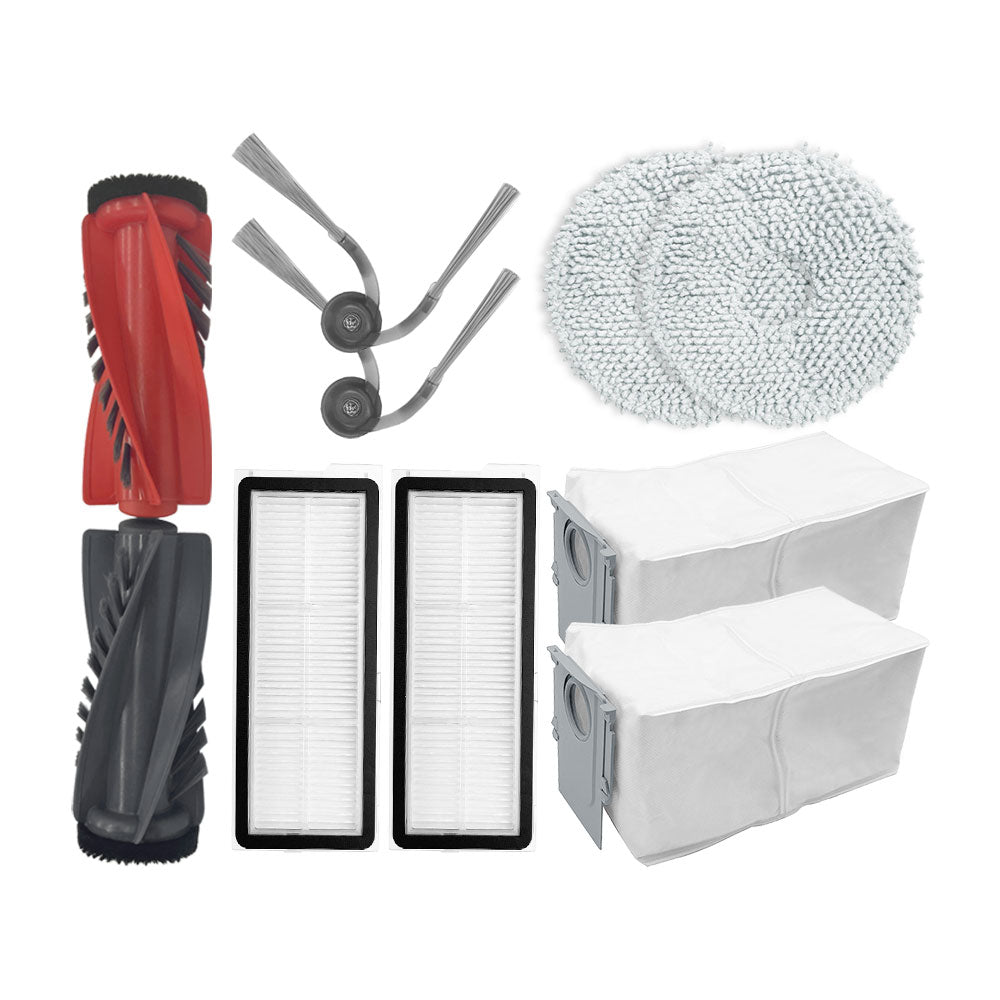 Vedlikeholdssett inkl. mopper og støvsugerposer til Roborock Qrevo Curv & Qrevo Edge