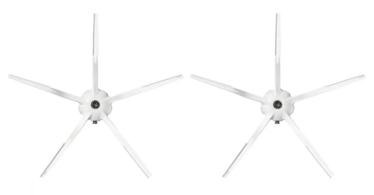 Sidebørster til Roborock S5 Max, S6/S60, S6 MaxV, Q7 & S7, 2stk
