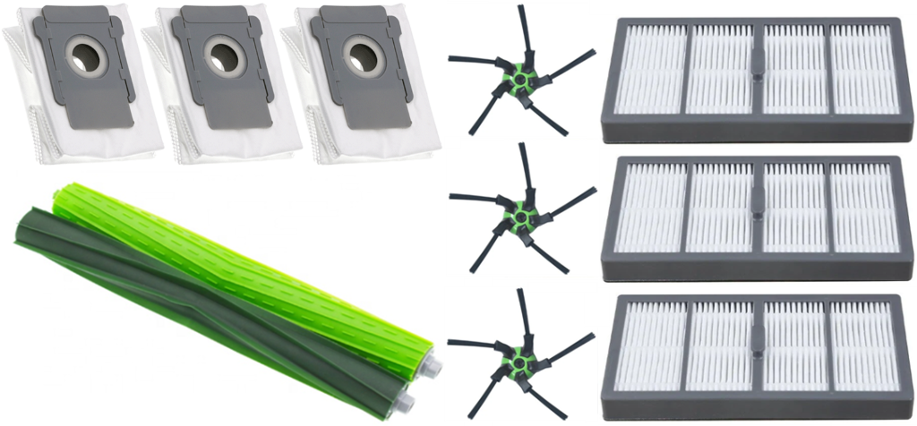 Vedlikeholdssett med støvsugerposer til iRobot Roomba S9/S9+