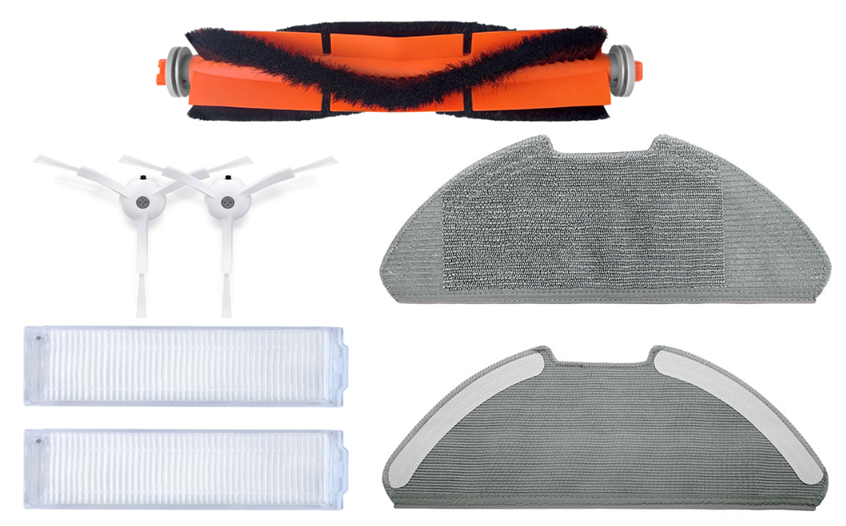 Vedlikeholdssett inkl. mopper til Xiaomi Mi Robot Vacuum Mop 2 Pro